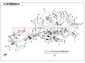CFMOTO 2016 SSV ZFORCE 800 (CF800US-A) MUFFLER COMP - F02
