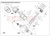 CFMOTO 2016 SSV ZFORCE 800 (CF800US-A) CRANKSHAFT CONNECTING ROD @^ PISTON ASSY - E04