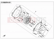 CFMOTO 2016 SSV ZFORCE 800 (CF800US-A) FAN ASSY - E18