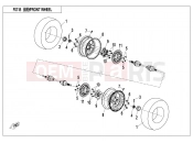 CFMOTO 2019 SSV ZFORCE 800 (CF800US-A) FRONT WHEEL(2018) - F07-B
