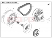 CFMOTO 2019 SSV ZFORCE 800 (CF800US-A) CVT ASSY. - E05