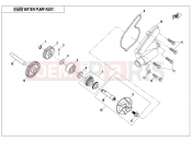 CFMOTO 2019 SSV ZFORCE 800 (CF800US-A) WATER PUMP ASSY. - E08