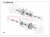 CFMOTO ZFORCE 800 (CF800US-A) FRONT WHEEL(2017) - F07-A