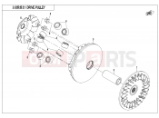CFMOTO ZFORCE 800 (CF800US-A) DRIVE PULLEY - E05-1