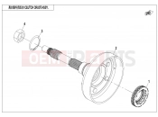 CFMOTO ZFORCE 800 (CF800US-A) CLUTCH CRUST ASSY. - E05-3