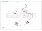 DASHBOARD - F17 - CFMOTO ZFORCE 800 (CF800UTR) 2019