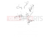 Triumph 2025 TRIDENT 660cc CN4040 > Handlebars, Top Yoke & Mirrors