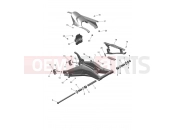 Triumph 2026 Trident 800 Swingarm Assembly