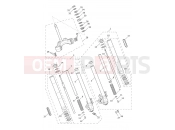 Triumph 2025 ROCKET 3 GT Evel Knievel Edition Front Forks & Lower Yoke