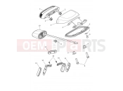 Rear Light & Reflectors - All Except US - Triumph SCRAMBLER 1200 XE - CL1737 > 2026