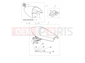 TRIUMPH Thruxton RS Seat Assembly & Toolkit - Comp Green/Slv Ice 'Final Edition'