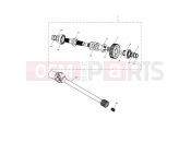 Triumph 2013 ROCKET III, CLASSIC & ROADSTER Transmission Damper & Drive Shaft