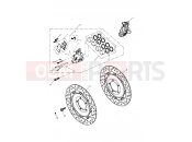 Triumph 2014 ROCKET III, CLASSIC & ROADSTER Front Brake Caliper & Discs