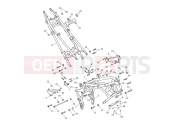 Triumph 2026 Tiger 1200 GT Pro Frame & Rear Subframe