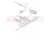 Triumph 2026 TIGER 900 Alpine Rear Swingarm