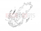Foot rests - Aprilia SR GT 200 (EU) 2021