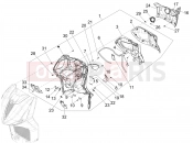 PIAGGIO Beverly 310 25° Anniversario (EU) Front glove-box - Knee-guard panel