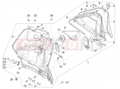 Front glove-box - Knee-guard panel - Piaggio Liberty 50 (EU) 2026