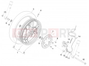 Front wheel - Piaggio Liberty 50 (EU) 2026