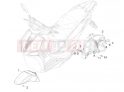 Wheel huosing - Mudguard - Piaggio Liberty 50 (EU) 2026