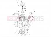 Carburetor's components - Piaggio Typhoon 50 4T E2 (CA, US) 2024