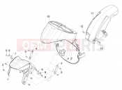 PIAGGIO Typhoon 50 4T E2 (CA, US) Wheel huosing - Mudguard
