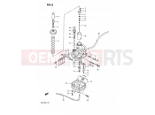 SUZUKI DR125S J (1988) 8 - CARBURETOR