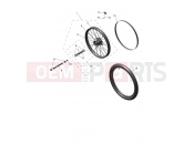 TRIUMPH TF250-E Front Wheel
