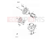 SUZUKI DR200 G (1986) 11 - OIL PUMP