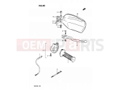 SUZUKI DR200 H (1987) 40 - RIGHT HANDLE SWITCH