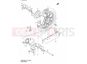 SUZUKI DR200SE K2 (2002) (E06,E24) 46A - REAR WHEEL (MODEL K2/K3/K4/K5 E06,E24)