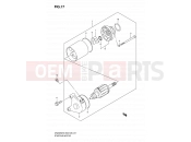 SUZUKI DR200SE K9 (2009) (E03,E28,E33) 17 - STARTING MOTOR