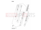 SUZUKI DR200SE K9 (2009) (E03,E28,E33) 40 - FRONT DAMPER