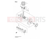 6 - CRANKSHAFT - Suzuki DR200SE L0 (2010) (E03,E28,E33)
