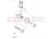 6 - CRANKSHAFT - Suzuki DR200SE L1 (2011) (E03,E28,E33)