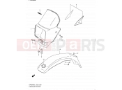 33 - HEADLAMP COVER - Suzuki DR200SE L1 (2011) (E03,E28,E33)