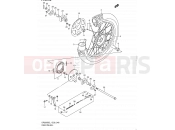 46 - REAR WHEEL - Suzuki DR200SE L1 (2011) (E03,E28,E33)
