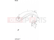 43 - FRONT FENDER - Suzuki DR200SE L2 (2012) (E24)