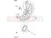 SUZUKI DR200SE L3 (2013) (E06) 55 - FRONT WHEEL