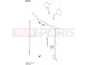 44 - HANDLEBAR (DR200SEL3 E06) - Suzuki DR200SE L3 (2013) (E24)