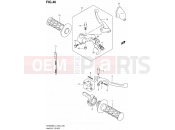 46 - HANDLE LEVER (DR200SEL3 E06) - Suzuki DR200SE L3 (2013) (E24)