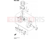 SUZUKI DR200S L5 (2015) (E03,E28,E33) 120A - CRANKSHAFT