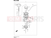 SUZUKI DR200S L5 (2015) (E03,E28,E33) 130B - CARBURETOR (DR200SL5 E28)