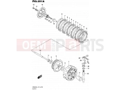 201A - CLUTCH - Suzuki DR200S L5 (2015) (E71)
