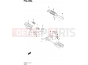 415A - FOOTREST - Suzuki DR200S L5 (2015) (E71)