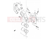SUZUKI DR250R W (1998) 45 - FRONT CALIPER