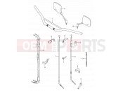 39A - HANDLEBAR (MODEL N/P/R E21) - Suzuki DR250S M (1991)