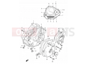 4 - CRANKCASE COVER - Suzuki DR350 S (1995) (E01)