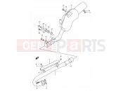 11 - MUFFLER - Suzuki DR350 S (1995) (E01)