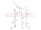 33 - HANDLEBAR - Suzuki DR350 S (1995) (E01)